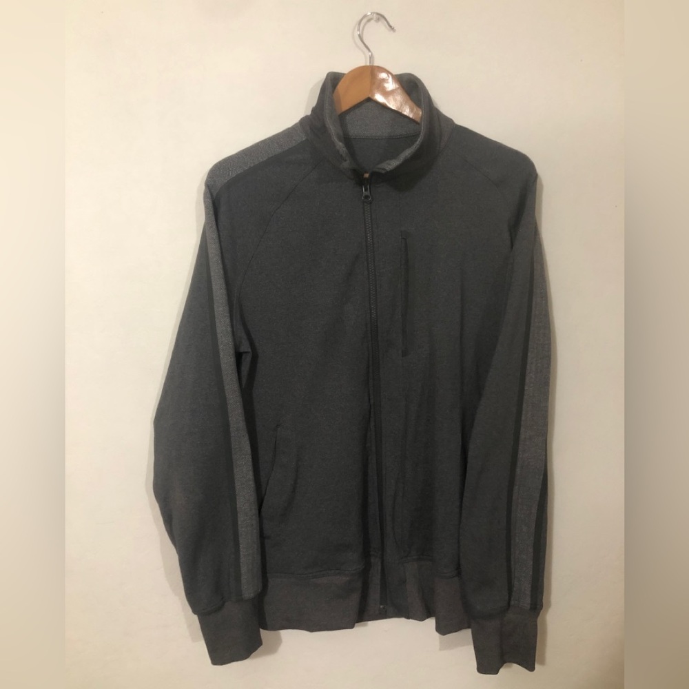 Lululemon Gray Full-Zip Sweater Jacket
